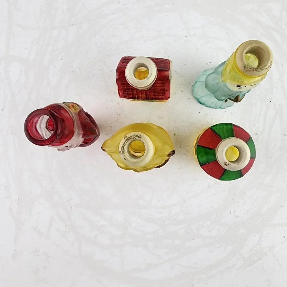 Vintage Lillian Vernon Christmas Light Covers Set 5 with Box
